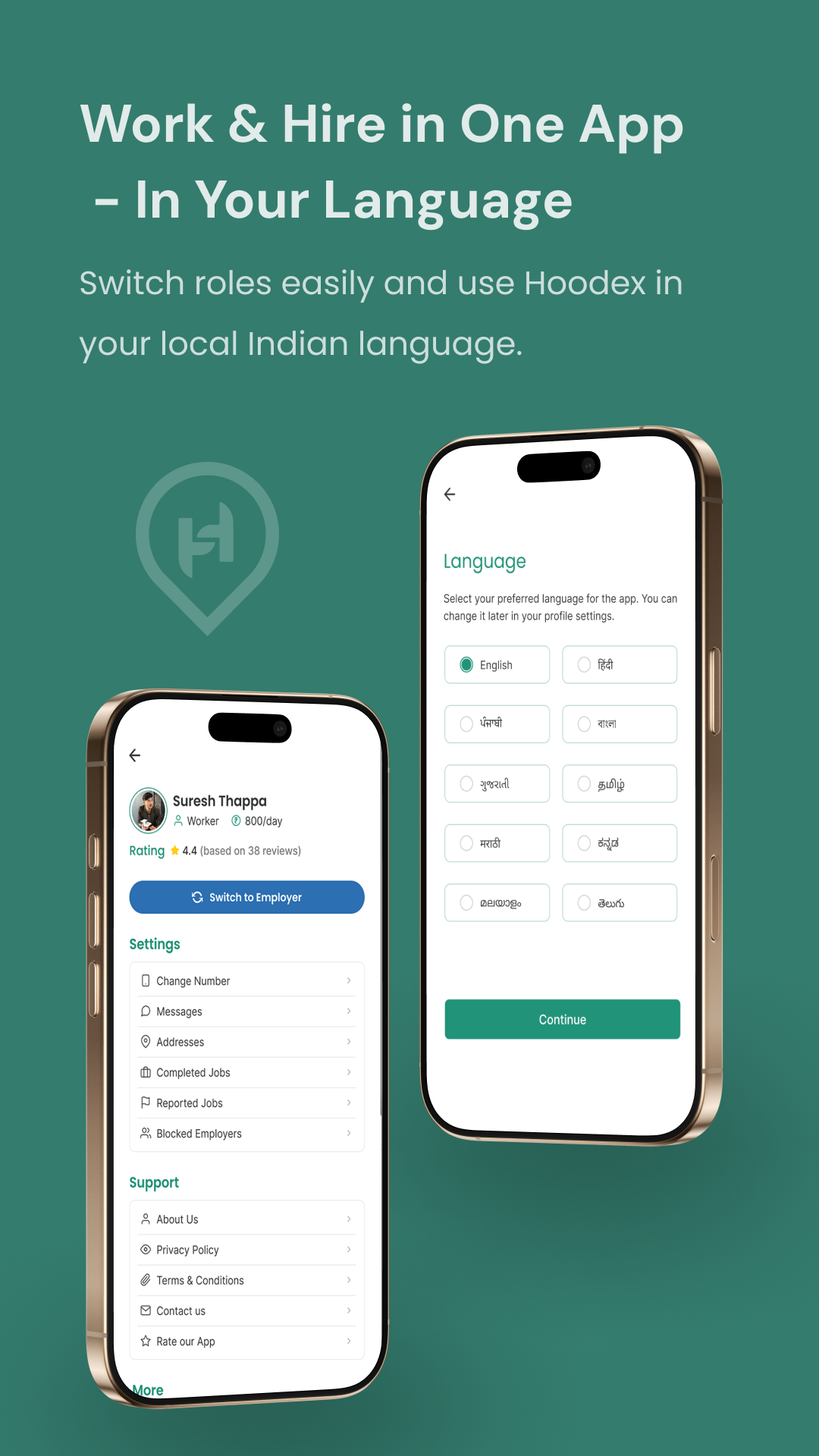 Hoodex App - Profile