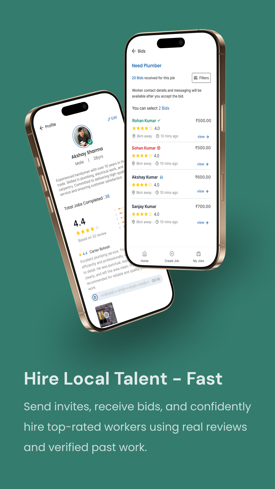 Hoodex App - Job Feed